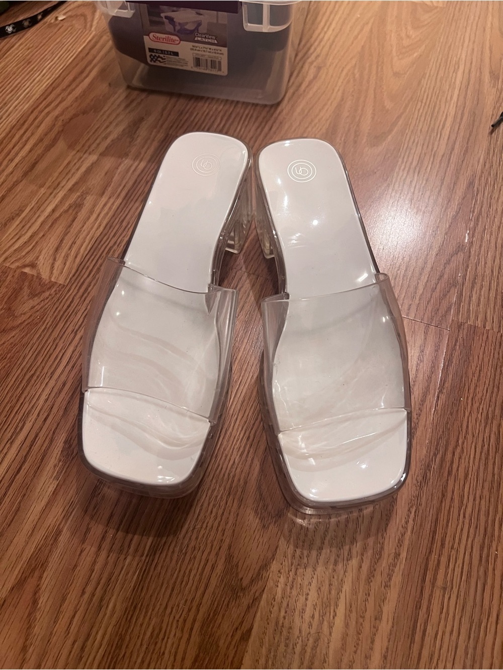 Urban Outfitters Jelly Block Heels
